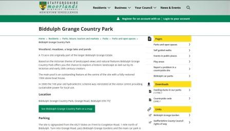 image of Biddulph Grange Country Park website