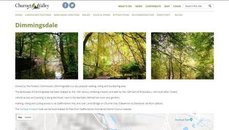 image of the Churnet Valley website