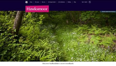 image of the Hawksmoor website