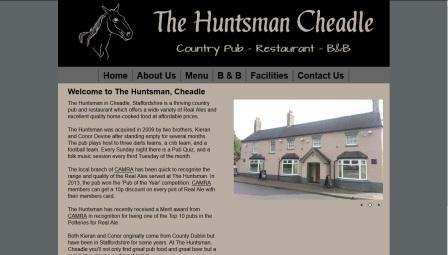 image of the Huntsman website