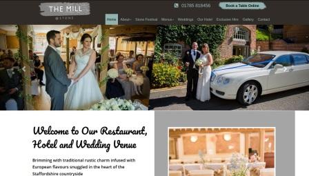 image of the Mill Hotel website