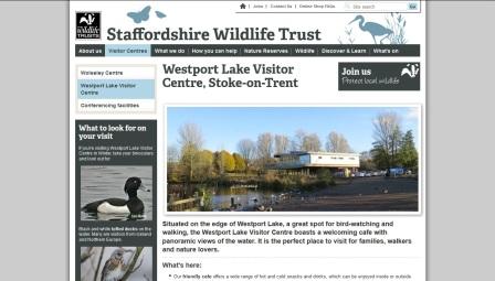 image of Westport Lake website