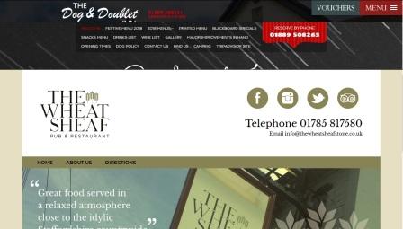 image of the Wheatsheaf website