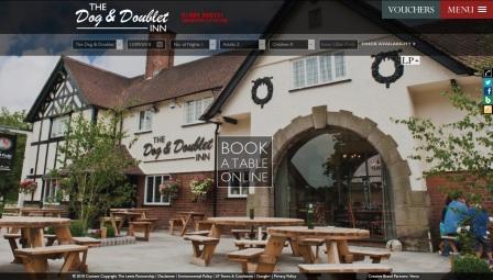 image of the Dog and Doublet website