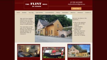image of the Flint Mill website