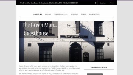 image of the Green Man website