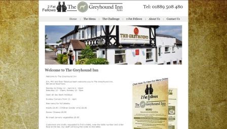 image of the Greyhound Inn website