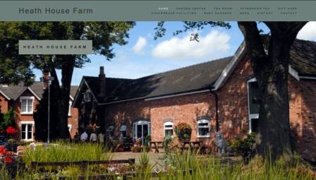 image of the Heath House Farm website