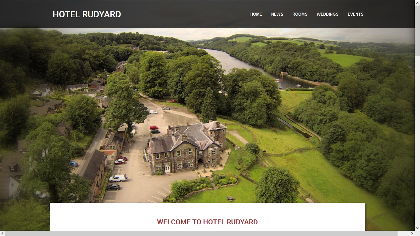 image of the Hotel Rudyard website