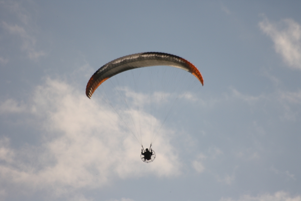 image of a powered parachute