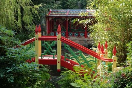 image of the China garden  at Biddulph Grange