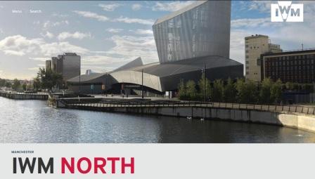 image of the Imperial War Museum North website