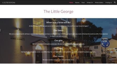 image of the Little George website