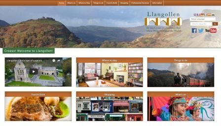 image of the Llangollen website