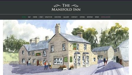 image of the Manifold Inn website