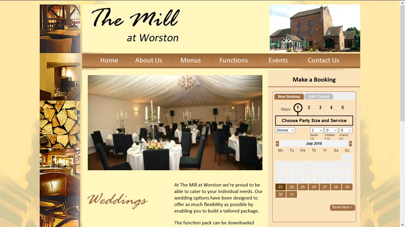 image of the Mill website
