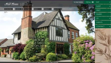 image of the Moat House website