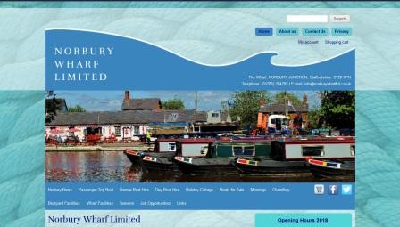 image of the Norbury Wharf website