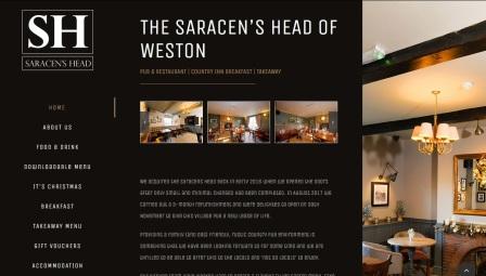 image of the Saracens Head   website