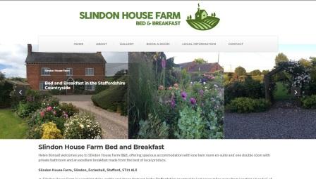 image of the Slindon House website