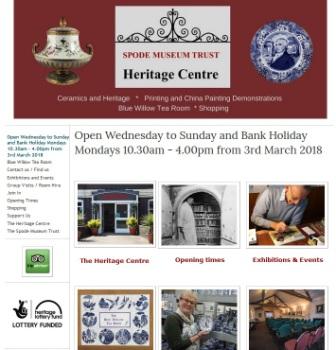 image of the spode website