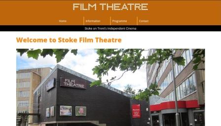 image of the Stoke Film Theatre website