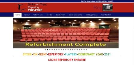 image of the Stoke Rep website