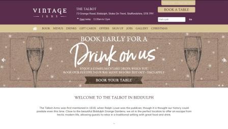 image of the Talbot website