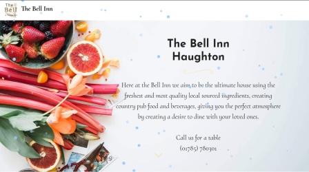 image of the Bell Inn  website