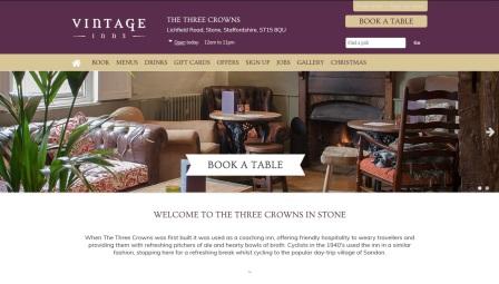 image of the Three Crowns website