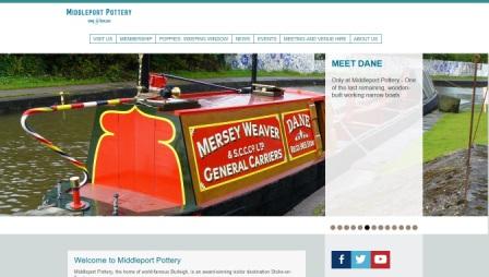 image of the middleport pottery website